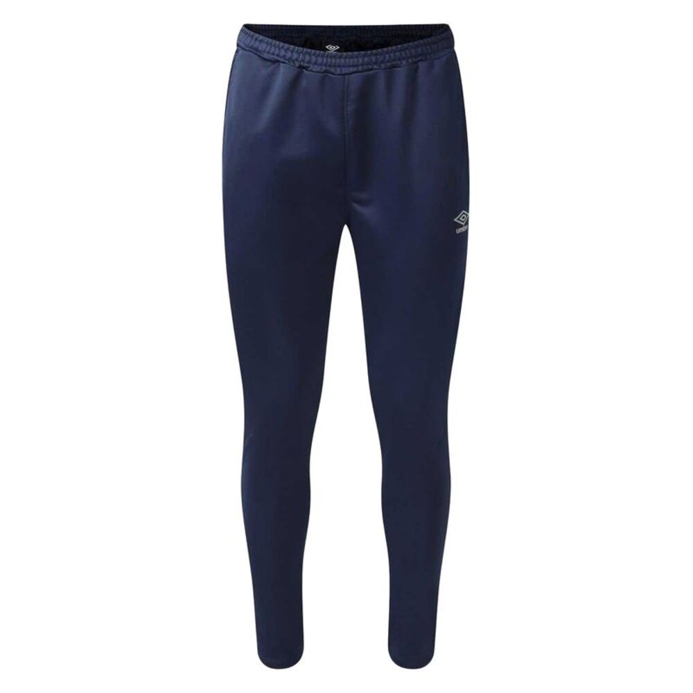 Umbro Mens Active Slim Running Tracksuit Bottoms / Navy